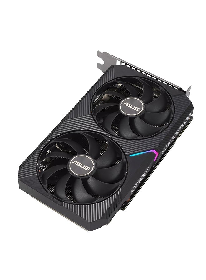 ASUS - ASUS Dual NVIDIA GeForce RTX 3060 V2 OC Edition 12GB GDDR6 Gaming Graphics Card (PCIe 4.0, 12GB GDDR6 Memory, HDMI 2.1, DisplayPort 1.4a, 2-Slot Design, Axial-tech Fan Design, 0dB Technology) Black - Image 1