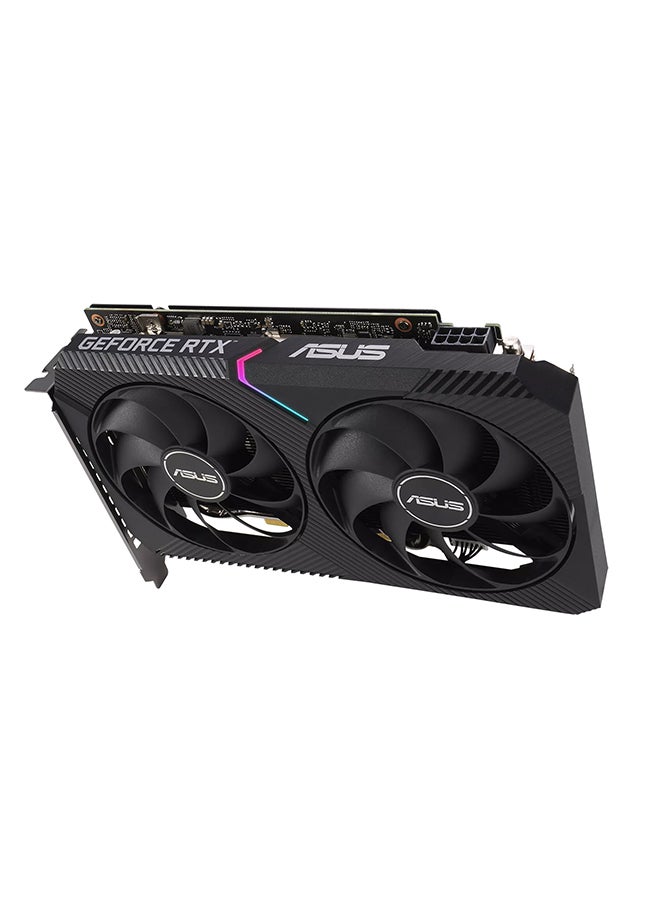 ASUS - ASUS Dual NVIDIA GeForce RTX 3060 V2 OC Edition 12GB GDDR6 Gaming Graphics Card (PCIe 4.0, 12GB GDDR6 Memory, HDMI 2.1, DisplayPort 1.4a, 2-Slot Design, Axial-tech Fan Design, 0dB Technology) Black - Image 1