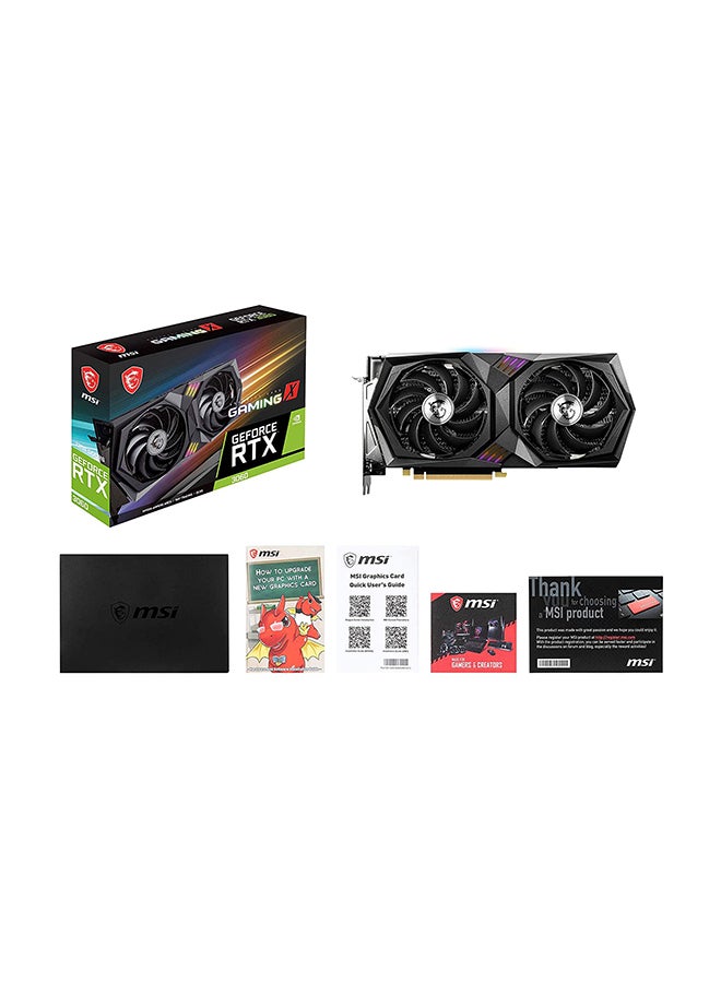 MSI - Gaming GeForce RTX 3060 12GB 15 Gbps GDRR6 192-Bit HDMI/DP PCIe 4 Twin-Frozr Torx Fan Ampere RGB OC Graphics Card (RTX 3060 Gaming X 12G) Multicolour - Image 1