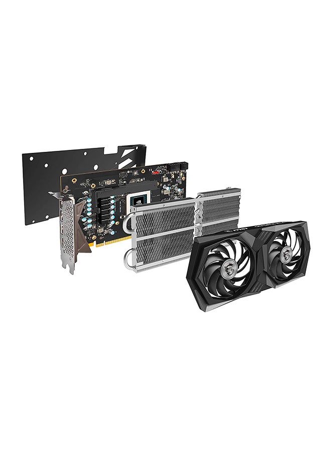 MSI - Geforce RTX 3060 Ventus 2X OC Graphics Card, 12GB GDDR6 192-bit Mmeory, 3584 CUDA Cores, 1807 MHz Core Clock, 15 Gbps Memory Speed, PCI Express Gen 4, DP x 3,HDMI x 1 Black - Image 1
