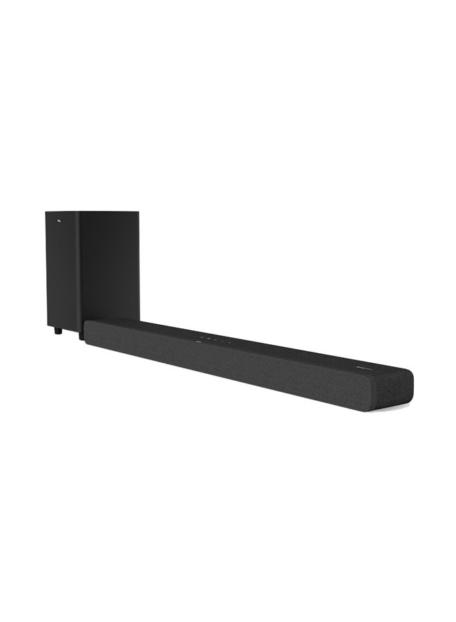 TCL - 3.1.2 Channel Bluetooth Sound Bar TS-8132 Black TS-8132 Black - Image 1
