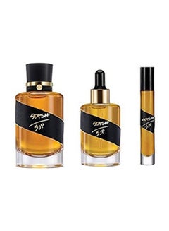 Stash 3-Piece Gift Set - Hair And Body Elixir Oil, EDP Elixir Spray, EDP Elixir Rollerball 30ml, 50ml, 10ml