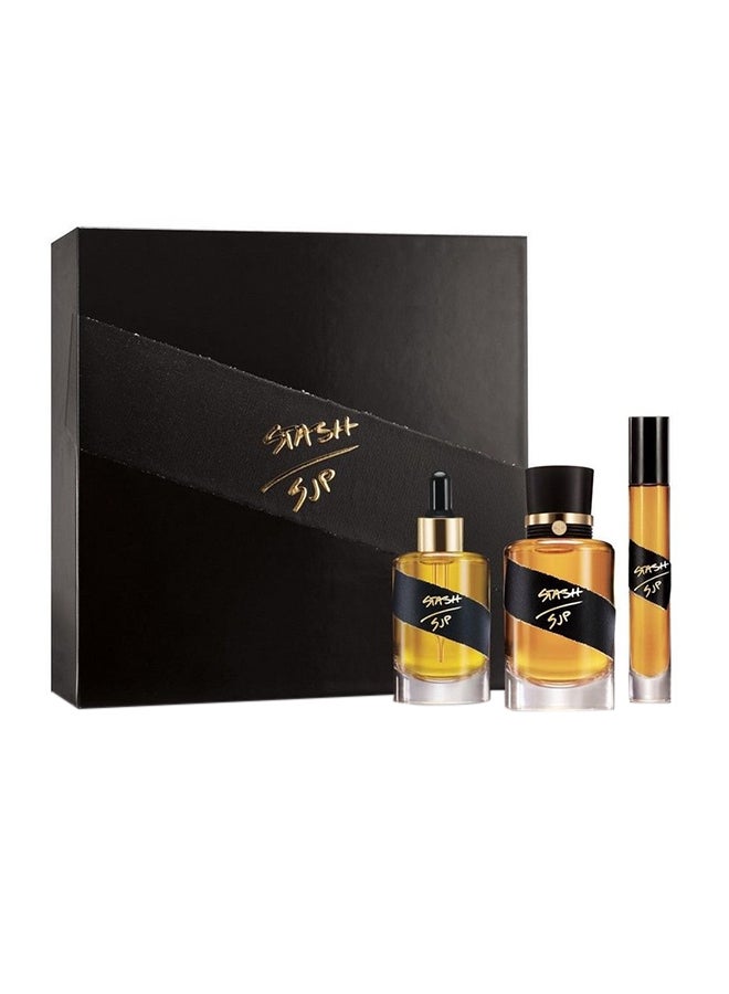 SARAH JESSICA PARKER - Stash 3-Piece Gift Set - Hair And Body Elixir Oil, EDP Elixir Spray, EDP Elixir Rollerball 30ml, 50ml, 10ml - Image 1