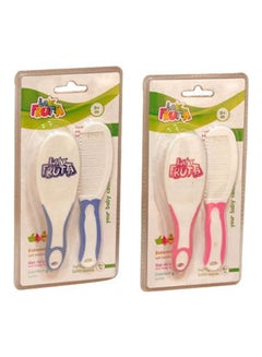 La Frutta 2-Piece Baby Comb And Brush Set 