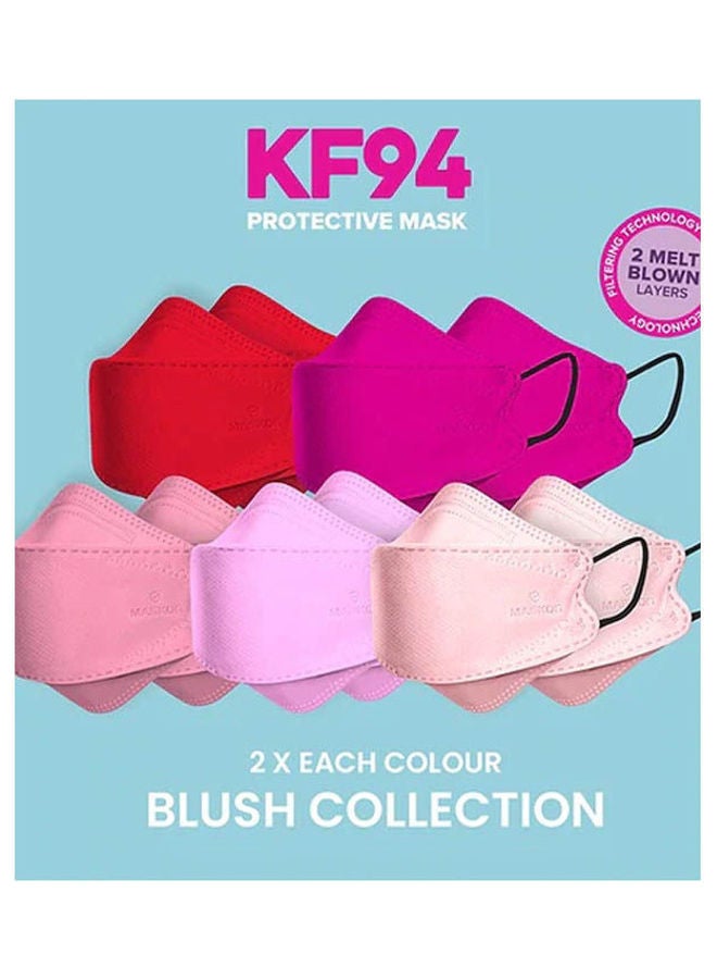 MASKON Mask Adults Kf94 - Blush Collection (10 Pack) - Image 1