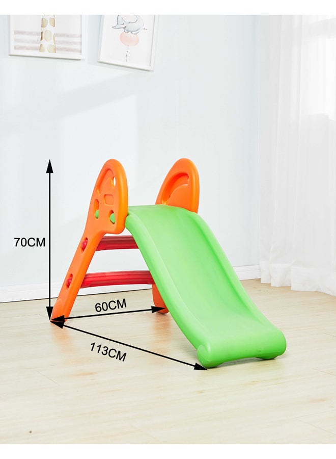 RBWTOYS Outdoor Plastic Kids Folding Slide With Two Step 113x60x70cm  - Image 2