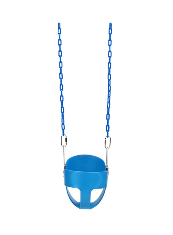 مجموعة مقعد التأرجح مع خطاف وسلسلة - أزرق - Image 1
