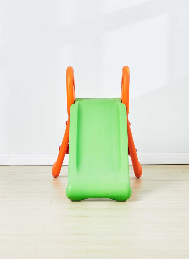 Folding Slide Lightweight With Higher Handrails And Stable Base For Kids 113x60x70cm