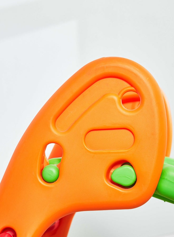 Folding Slide Lightweight With Higher Handrails And Stable Base For Kids 113x60x70cm