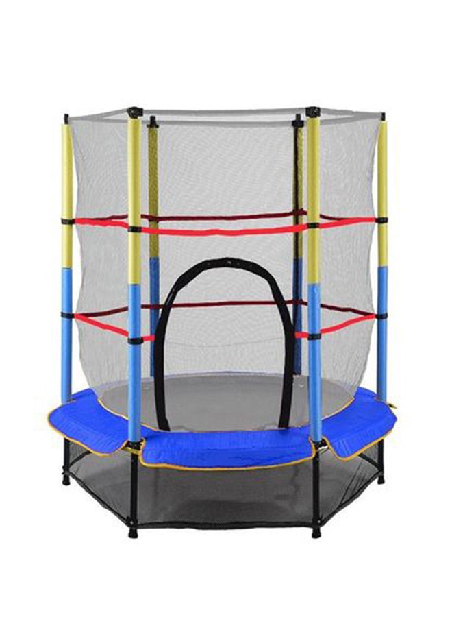 XIANGYU 5.5 Feet Portable Foldable Children Fancy Stylish Fully Enclosed Jumping Trampoline 140x140x160cm - Image 1