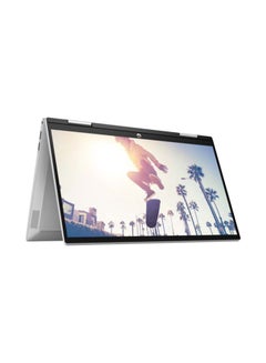 HP Pavilion X360 14-DY0011NE (Upgraded Version) Laptop With 14-Inch Display, Core i5-1135G7 Processor/8GB RAM/512GB SSD/Intel Iris Xe Graphics/International Version/Windows 11 English/Arabic Silver  - Image 4