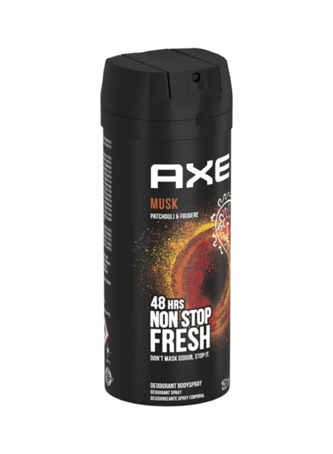 Axe - Musk Patchouli And Fougere 48Hours Non Stop Fresh Deodorant Bodyspray 150ml - Image 1