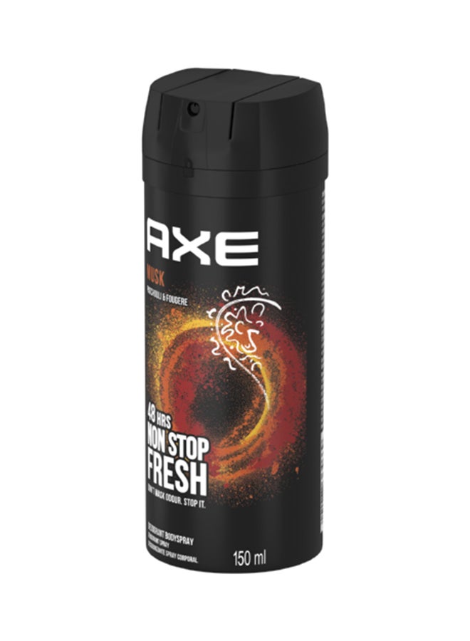 Axe - Musk Patchouli And Fougere 48Hours Non Stop Fresh Deodorant Bodyspray 150ml - Image 1