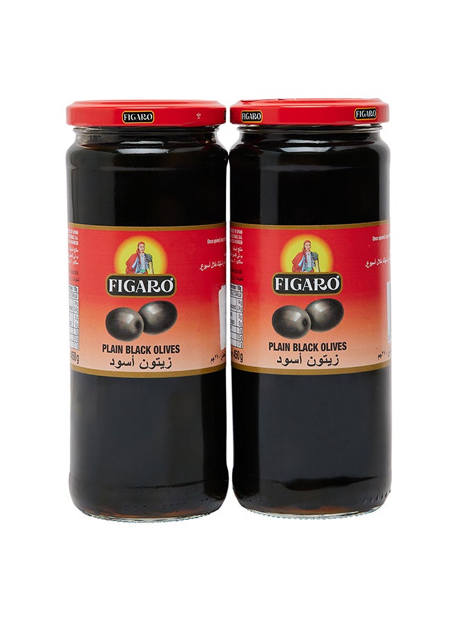 Figaro Plain Black Olives 270grams Pack of 2 - Image 1