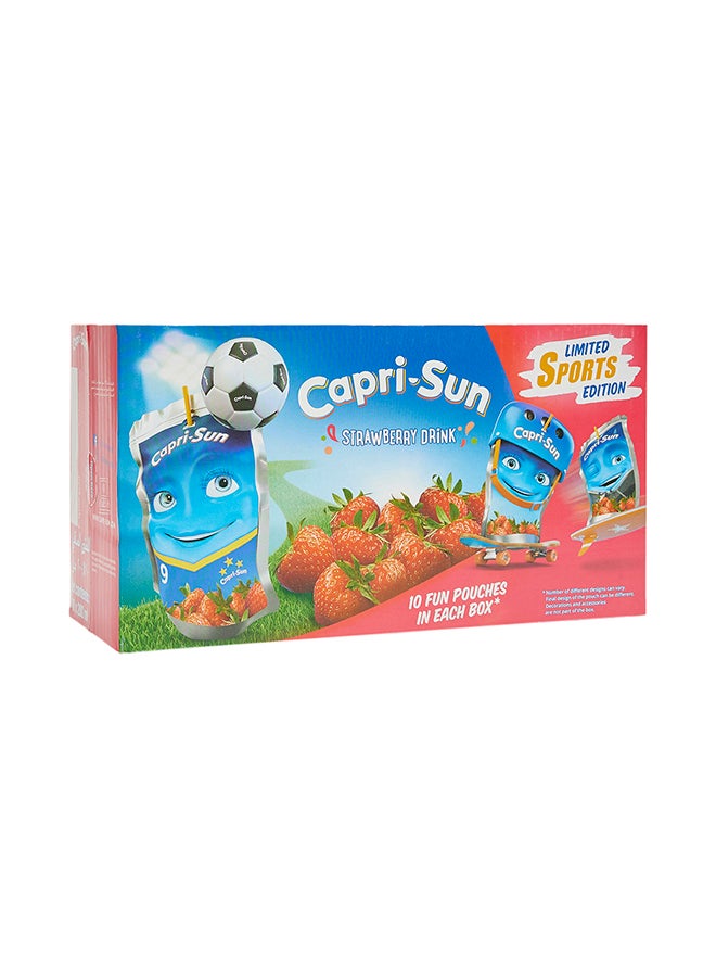 Capri-Sun - Strawberry Juice 200ml Pack of 10 - Image 1