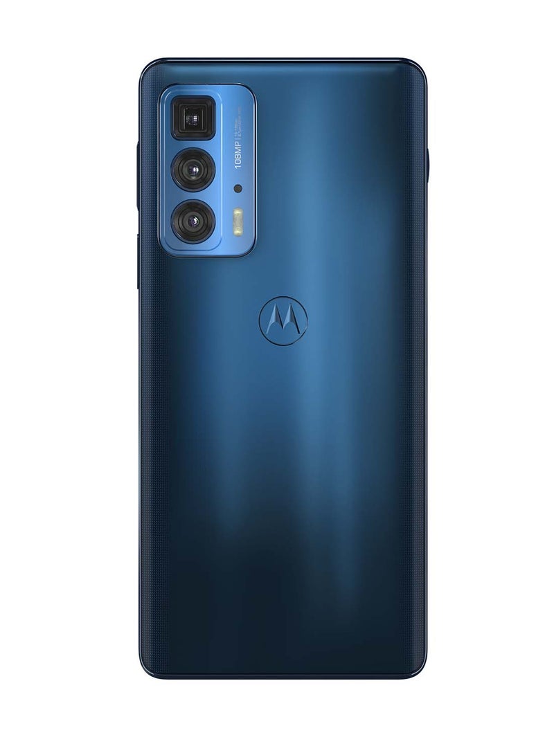 Motorola - Edge 20 Pro Dual SIM Midnight Blue 12 GB RAM 256 GB 5G With Lenovo Tab M8,2 GB RAM,16 GB ROM - Middle East Version - Image 1