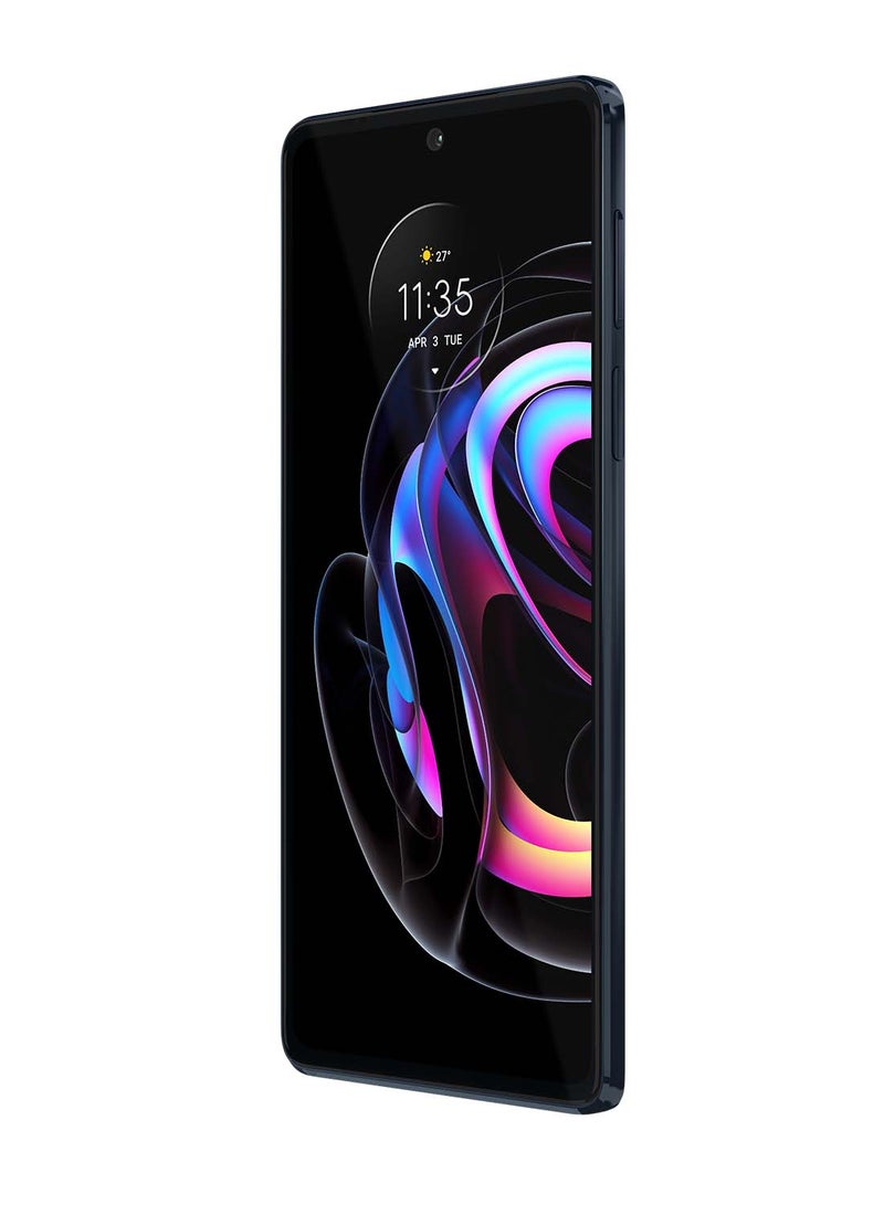 Motorola - Edge 20 Pro Dual SIM Midnight Blue 12 GB RAM 256 GB 5G With Lenovo Tab M8,2 GB RAM,16 GB ROM - Middle East Version - Image 1