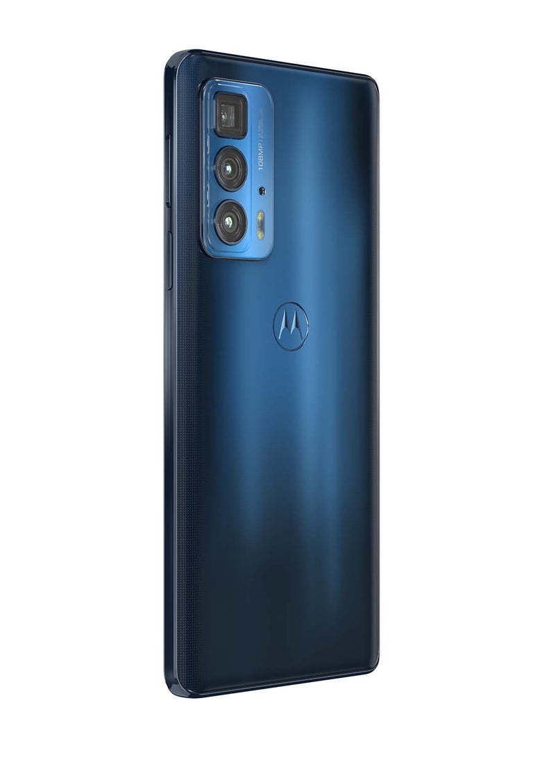 Motorola - Edge 20 Pro Dual SIM Midnight Blue 12 GB RAM 256 GB 5G With Lenovo Tab M8,2 GB RAM,16 GB ROM - Middle East Version - Image 1