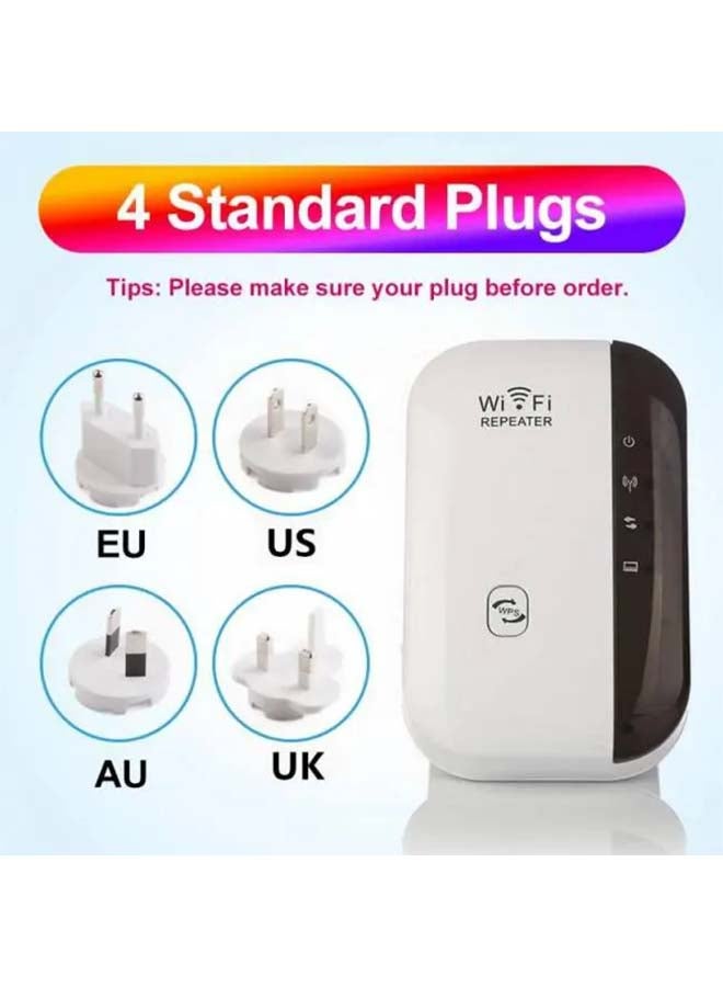 Bison - Bluetooth Wireless Wi-Fi Repeater White/Black - Image 1