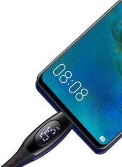 QCY Type C Braided Fast Charging Data Cable Black  - Image 4