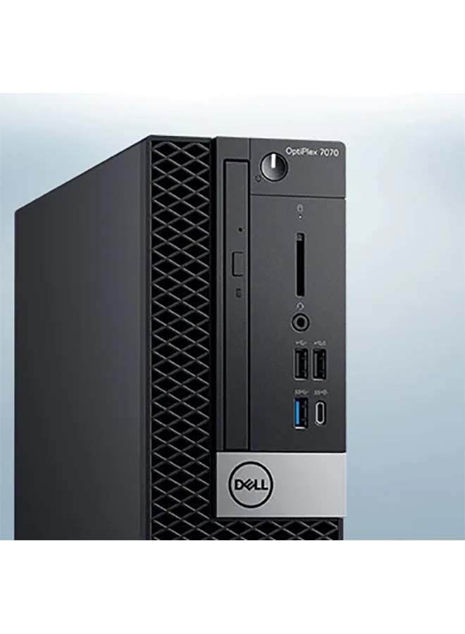 Optiplex 7070 Tower PC, Core i7 9th Gen Processor/32GB RAM/1TB HDD+256GB SSD/Nvidia GeForce GTX Series 4GB Graphics Card/Windows10 With Keyboard And Mouse International Version Black