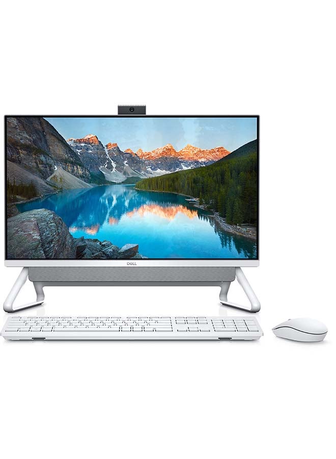 DELL INSPIRON 5400 All In One Desktop With 24-Inch Display, Core i5 Processer/8GB RAM/1TB HDD + 256GB SSD/2GB VGA Graphics English Silver - Image 1