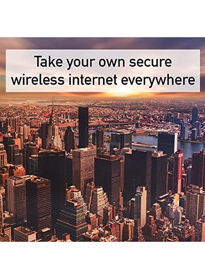 هواوي - نقطة اتصال شبكة واي فاي محمولة بتقنية 4G وبسرعة 300 ميجابت في الثانية مع بطارية سعة 3000 مللي أمبير في الساعة تدوم طويلاً مفتوحة لكل الشبكات 3000.0 mAh أبيض - Image 1