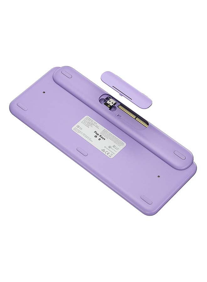 Logitech - POP Keys Mechanical Wireless Keyboard With Customisable Emoji Keys, Durable Compact Design, Bluetooth Or USB Connectivity, Multi-Device, OS Compatible, US Layout Mint - Image 1