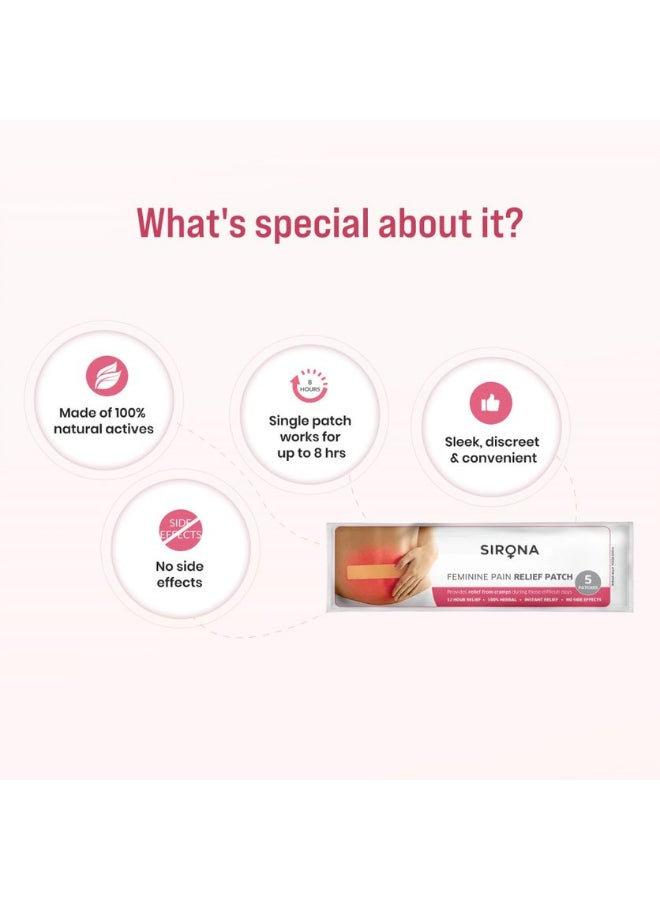 Sirona - Pack of 2 Herbal Period Pain Relief Patches - Image 1