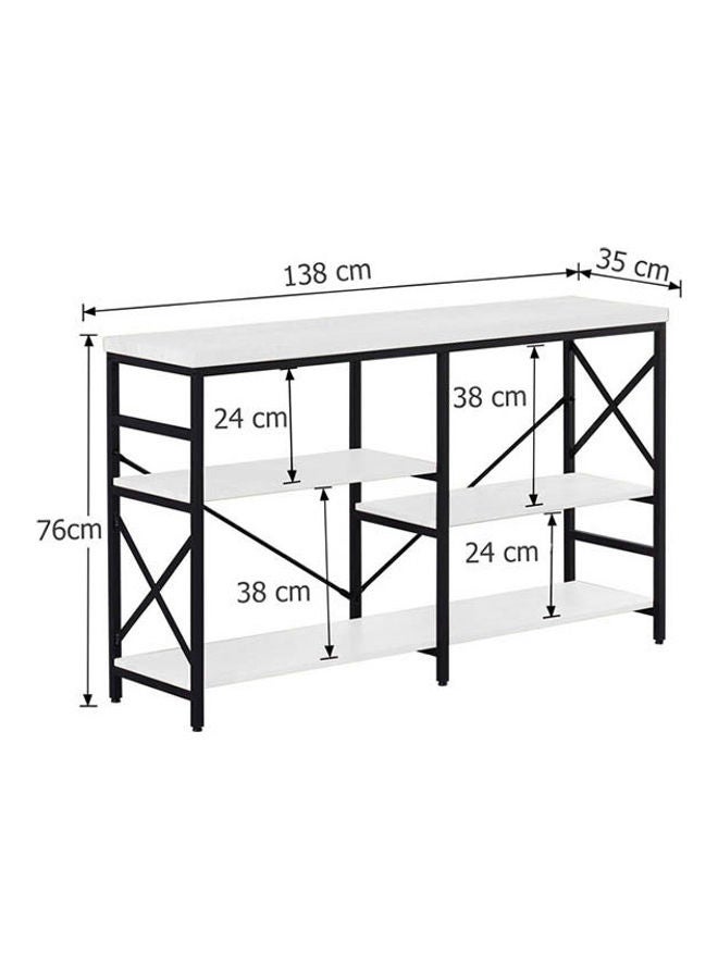 Home Gallery london Assembled  TV stand White 77x34x77cm - Image 3