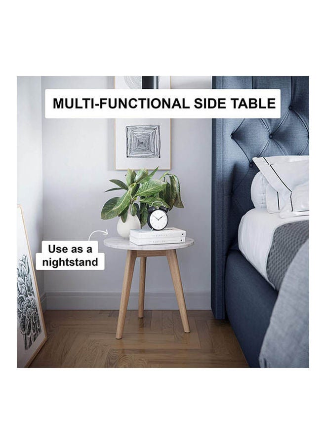 Home Gallery Natural  Table Beige 45x45x50cm - Image 2