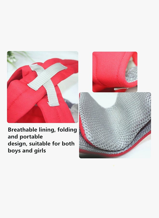 Generic - 4-In-1 Kids Adjustable Carrier With Comfortable Head Support And Buckle Strap - Red - Image 1