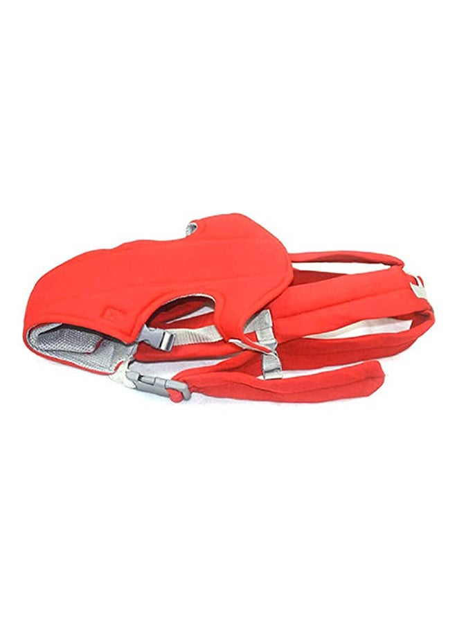Generic - 4-In-1 Kids Adjustable Carrier With Comfortable Head Support And Buckle Strap - Red - Image 1