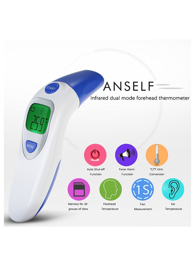 ANSELF - LCD Digital IR Infrared Dual Mode Thermometer With Alarm Function - Image 1
