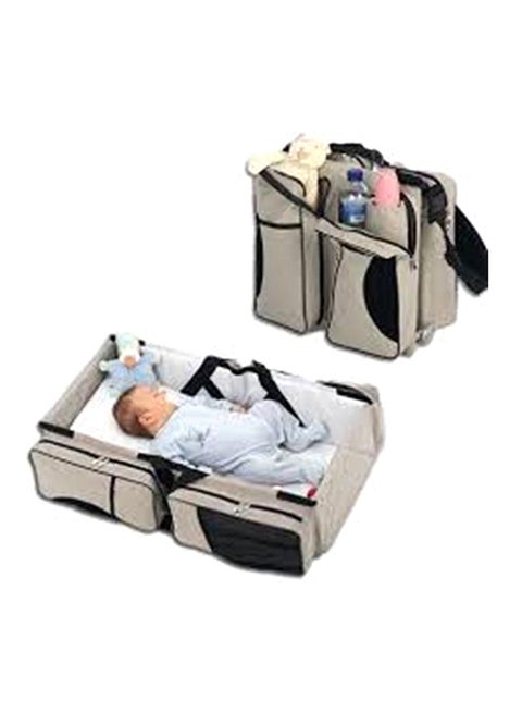 2 in 1 Multi-functional Traveling Baby Sleeping and Diaper Bag With Large Capacity