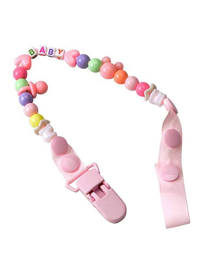 Generic Baby Beads Chain Rope Anti-Drop Pacifier Clip Teether Nipple Holder Leash  - Image 1