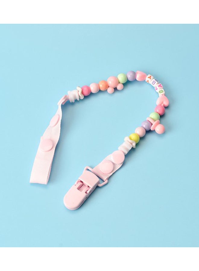 Generic Baby Beads Chain Rope Anti-Drop Pacifier Clip Teether Nipple Holder Leash  - Image 3