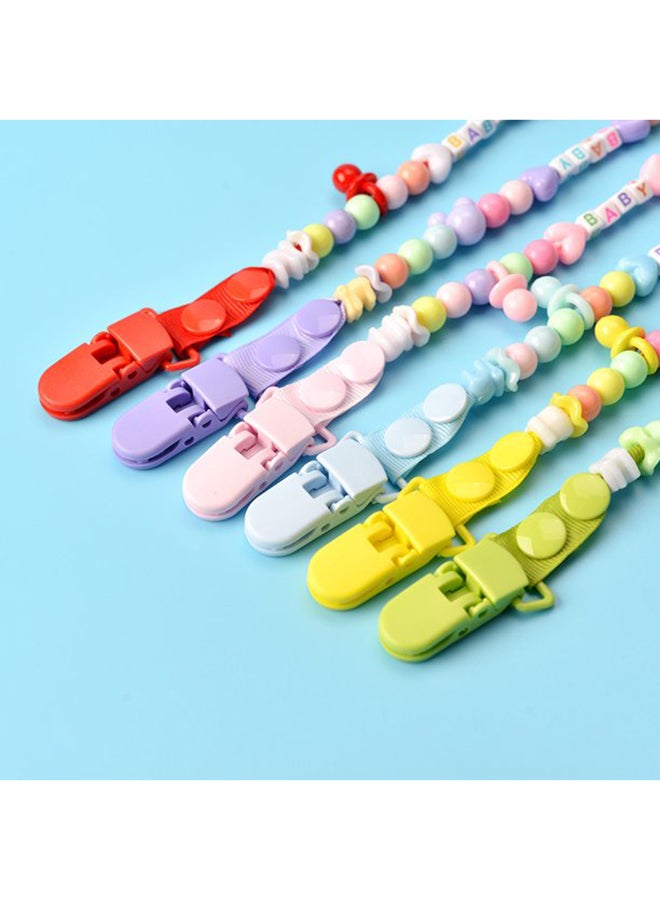 Generic Baby Beads Chain Rope Anti-Drop Pacifier Clip Teether Nipple Holder Leash  - Image 4