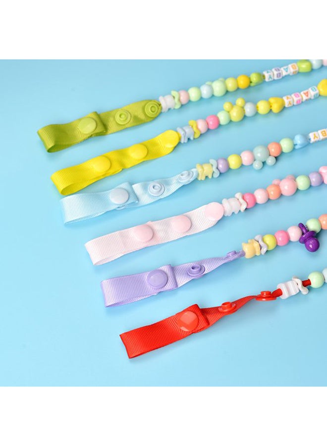 Generic Baby Beads Chain Rope Anti-Drop Pacifier Clip Teether Nipple Holder Leash  - Image 5