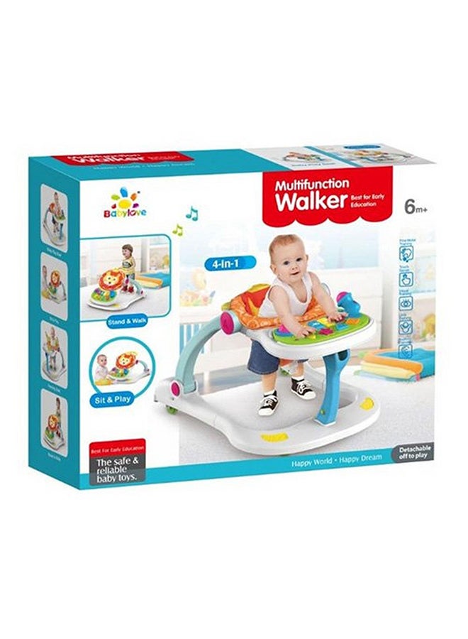 Baby love 4-in-1 Ride-on Musical Baby Walker With Sturdy Design And Impressive Steps  - Image 4