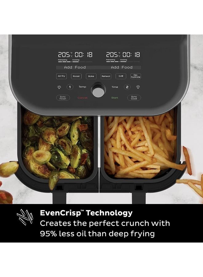Instant Pot - Vortex Plus 8-In-1 Smart Programs Digital Air Fryer 7.6 L 1700.0 W ‎140-3110-01-UK Black - Image 1