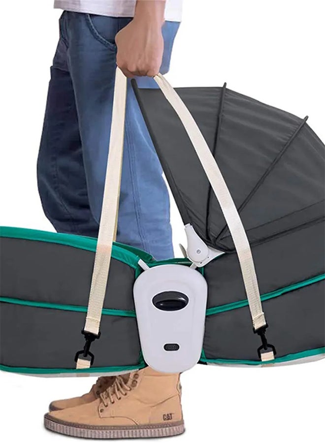 Mastela - 5-In-1 Removable Seat Adjustable Canopy Rocker Bassinet Napper With Musical Vibration - Image 1