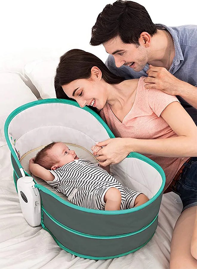 5-In-1 Removable Seat Adjustable Canopy Rocker Bassinet Napper With Musical Vibration - v1648560312/N28747647A_5