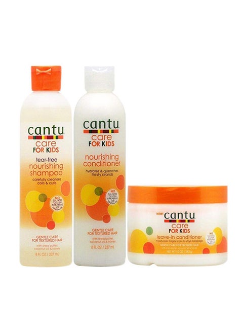 3-Piece Gentle Tree-Free Nourishing Shampoo And Conditioner Set for Kids