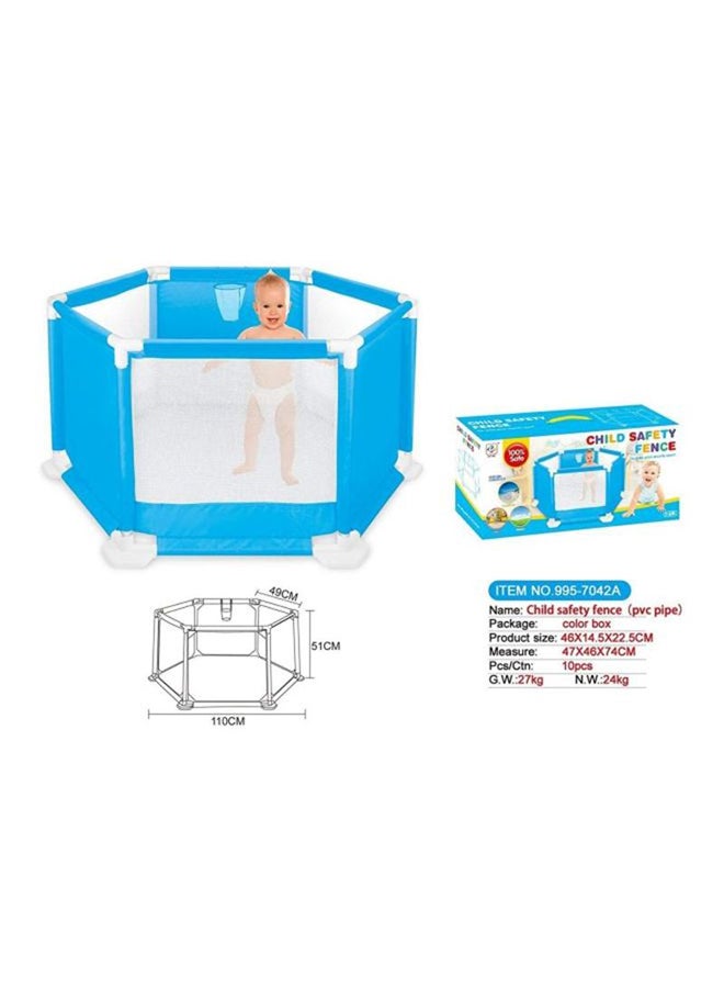 Child Safety Fence Ball Pit Tent Lightweight, Washable, Portable Blue Color With Durability - Image 2