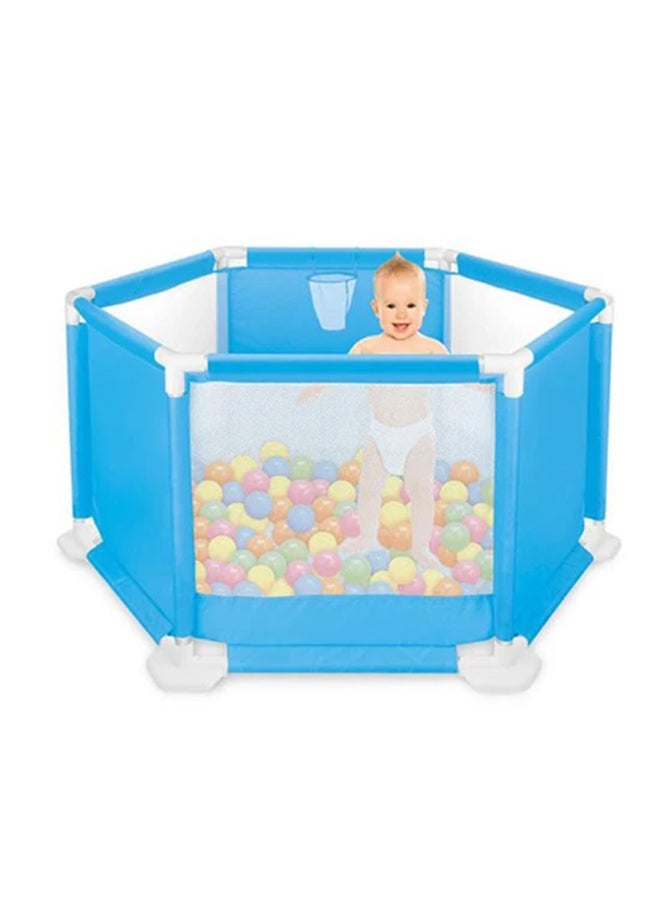 Child Safety Fence Ball Pit Tent Lightweight, Washable, Portable Blue Color With Durability - Image 4