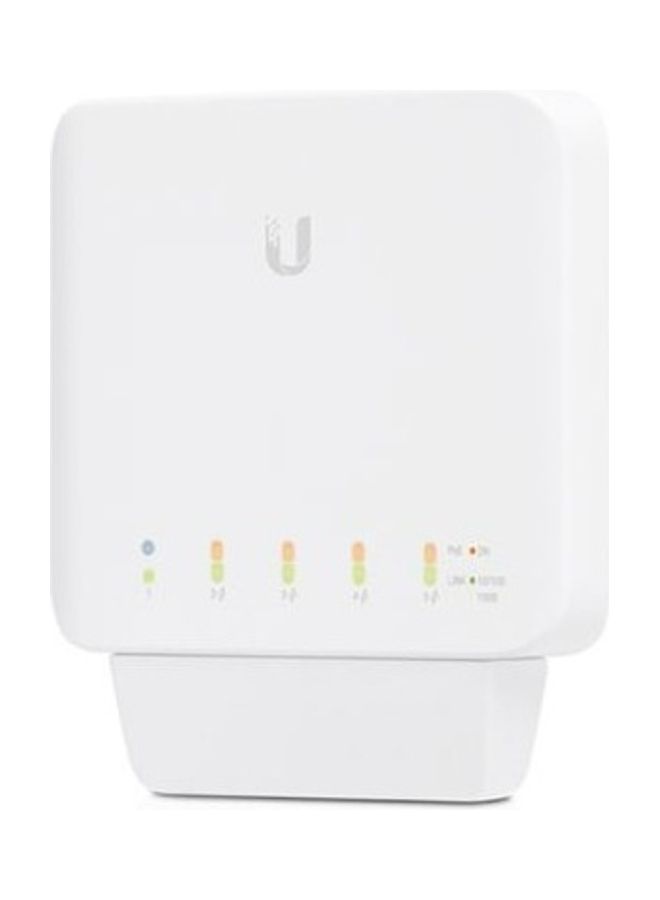 UBIQUITI 5-Port Poe Gigabit Switch With 802.3 BT Input Power Support White  - Image 3