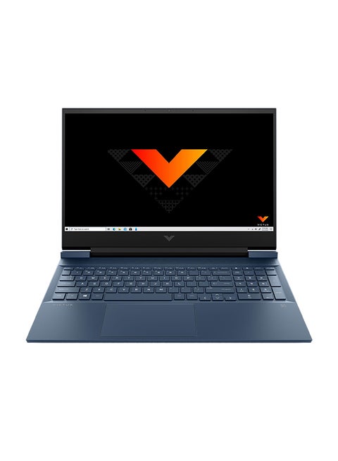 Victus 16-e0012nx Gaming (Upgraded Version) Laptop With 16.1-Inch FHD Display, AMD Ryzen 5 Processor/8GB RAM/512GB SSD/Windows/AMD Radeon RX 5500M Graphic Card English/Arabic Performance Blue
