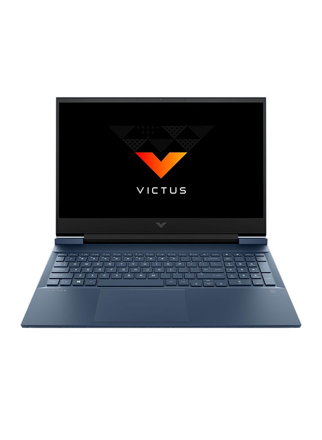 HP - Victus 16-e0006nx Gaming (Upgraded Version) Laptop With 16.1-Inch FHD Display, AMD Ryzen 7 Processor/16GB RAM/512GB SSD/Windows 10/4GB NVIDIA GeForce RTX 3050 Ti Graphic Card English/Arabic Performance Blue - Image 1