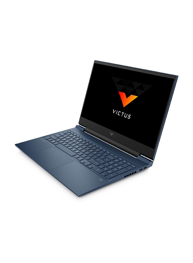 HP - Victus 16-e0006nx Gaming (Upgraded Version) Laptop With 16.1-Inch FHD Display, AMD Ryzen 7 Processor/16GB RAM/512GB SSD/Windows 10/4GB NVIDIA GeForce RTX 3050 Ti Graphic Card English/Arabic Performance Blue - Image 1